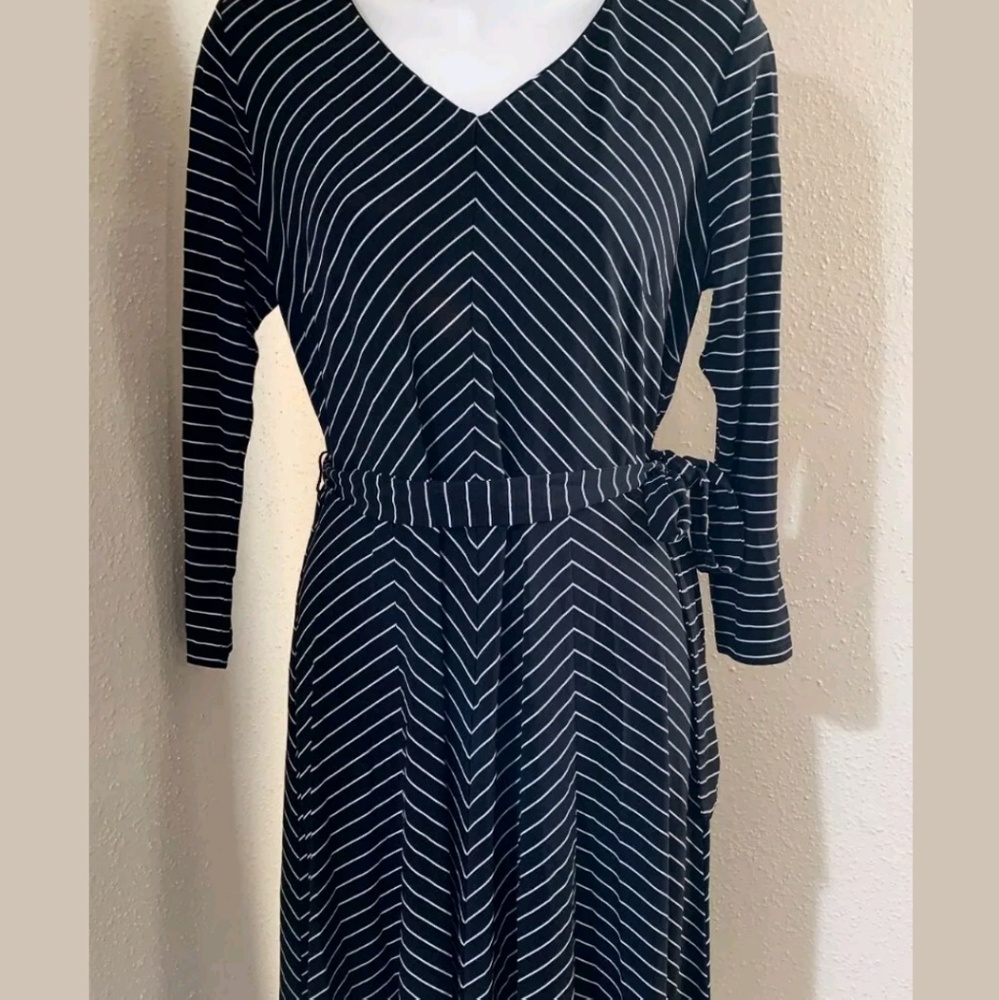 TALBOTS PINSTRIPE DRESS